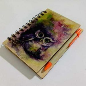 ფერადი ბლოკნოტი – ბუ