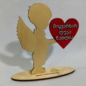 ანგელოზის დეკორაცია – მიყვარხარ ნათლია