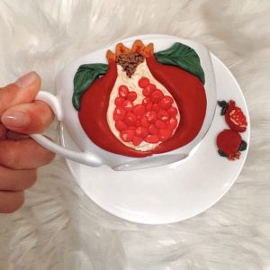 რა ვაჩუქო - საჩუქრების ონლაინ მაღაზია 79 ყავის ჭიქა თეფშით ბროწეული