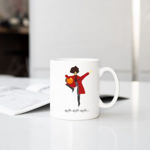 ჭიქა დენს დენს დენს სადგამით