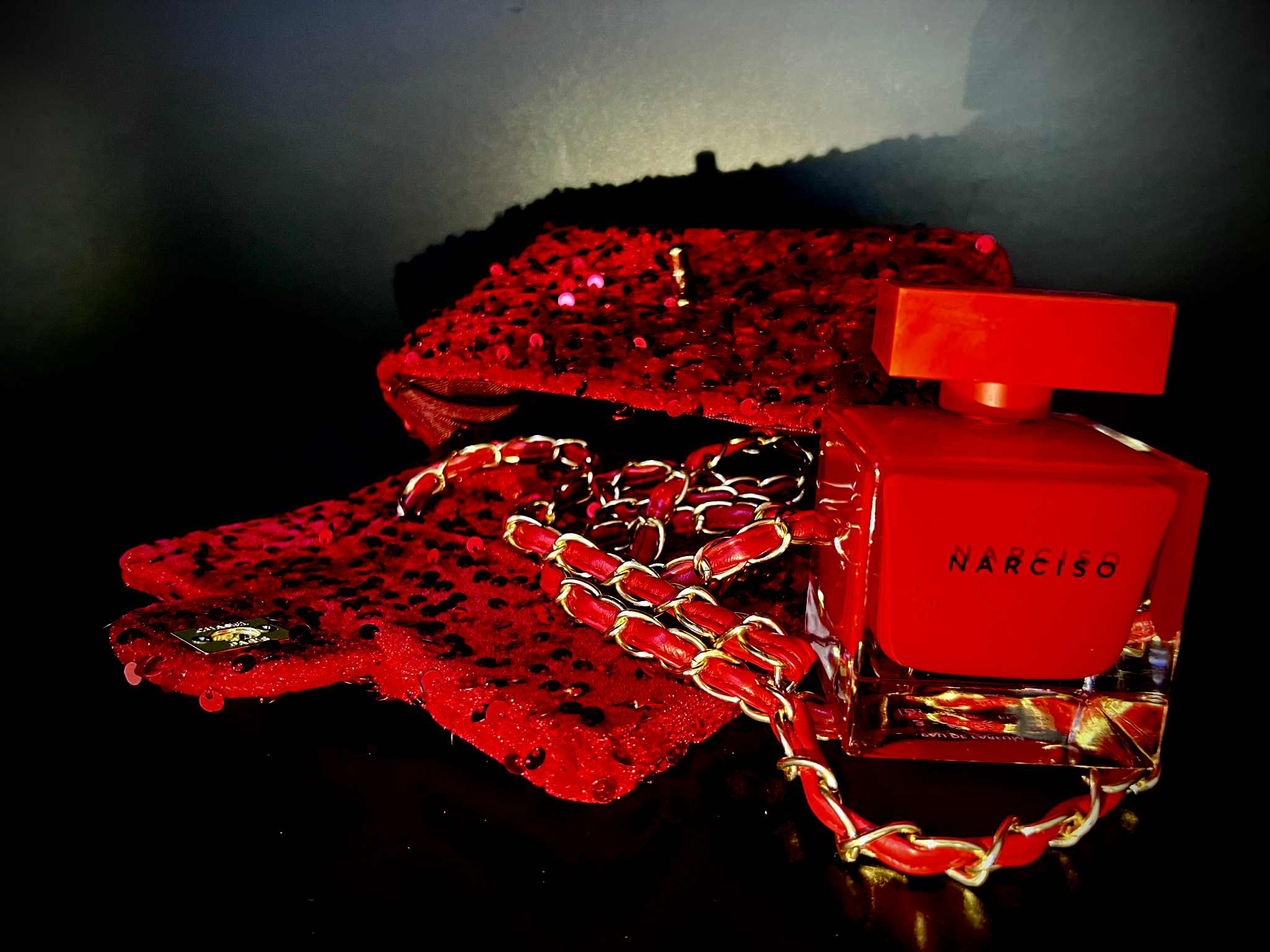 წითელი ჩანთა-ბისერით - Image 3
