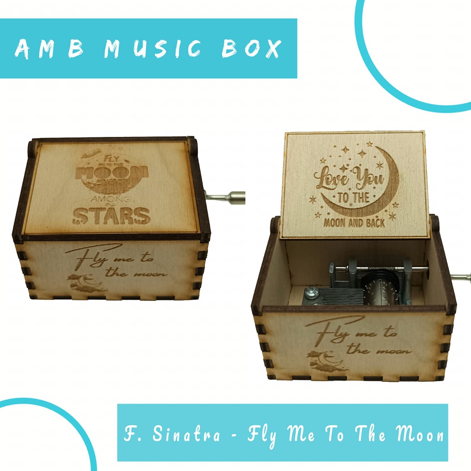 მუსიკალური ყუთი ფრენკ სინატრას კიდევ ერთი განსაკუთრებული ჰიტით 🎉 ✨ "Fly Me To The Moon" 🎁