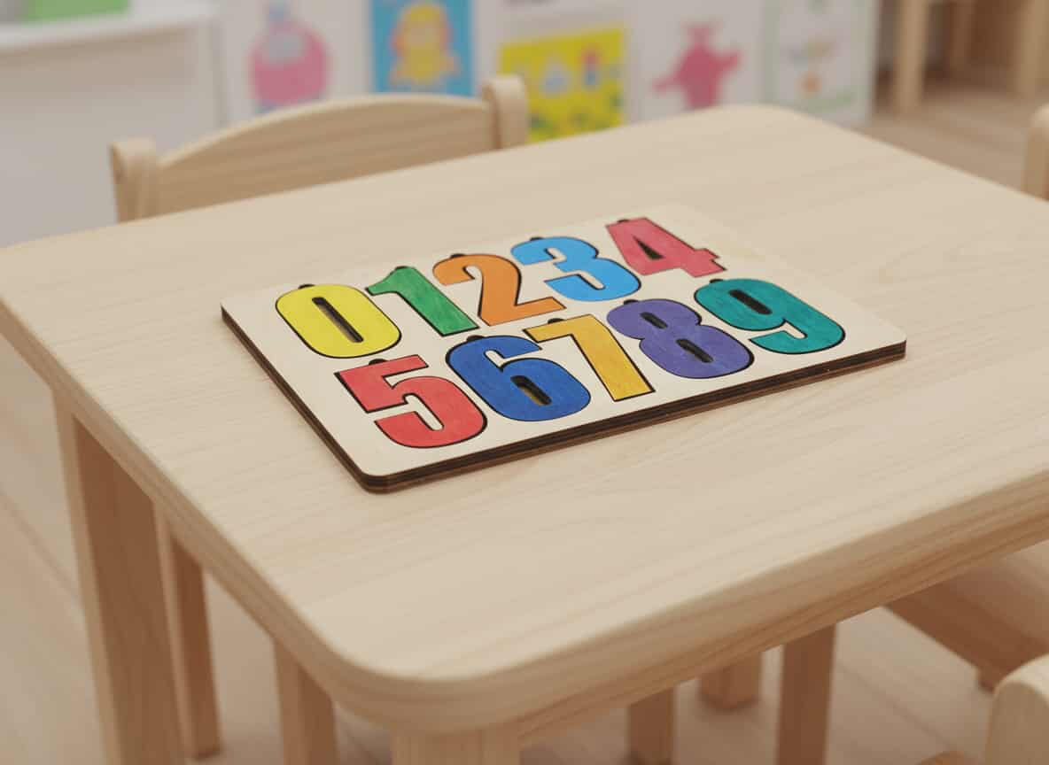 ხის ფაზლი ციფრები 1 ხის ფაზლი ციფრები