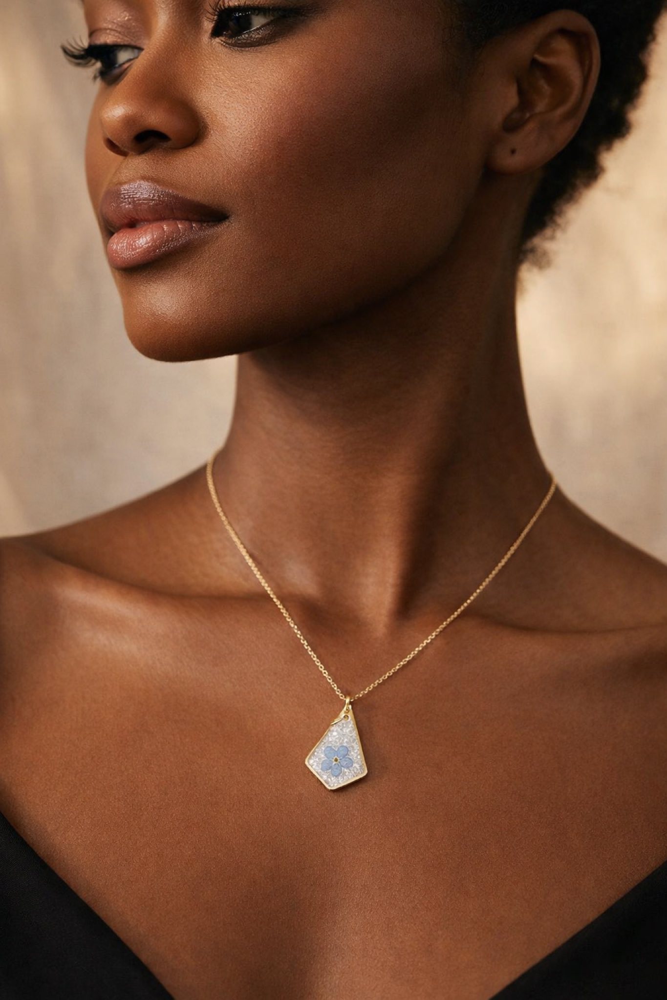 კესანე - ყელსაბამი არ დამივიწყო . სამკაული ეპოქსიდით - Image 3