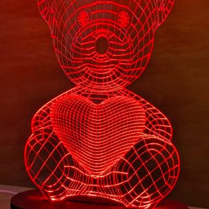 დათუნია გულით – 3D სანათი