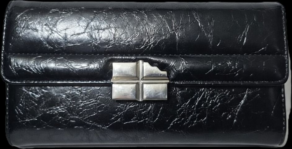 შავი კლასიკური საფულე - Image 5