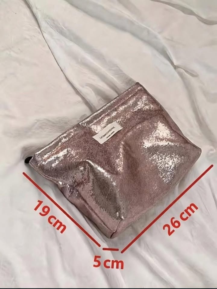 მბზინვარე კოსმეტიკის ჩანთა - Image 4