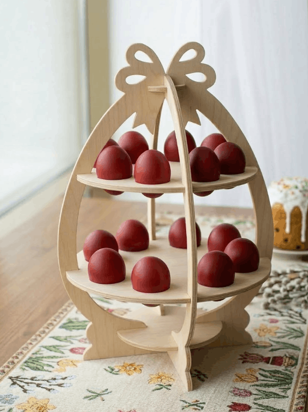 ორ სართულიანი სააღდგომო კალათა 1 ორ სართულიანი სააღდგომო კალათა