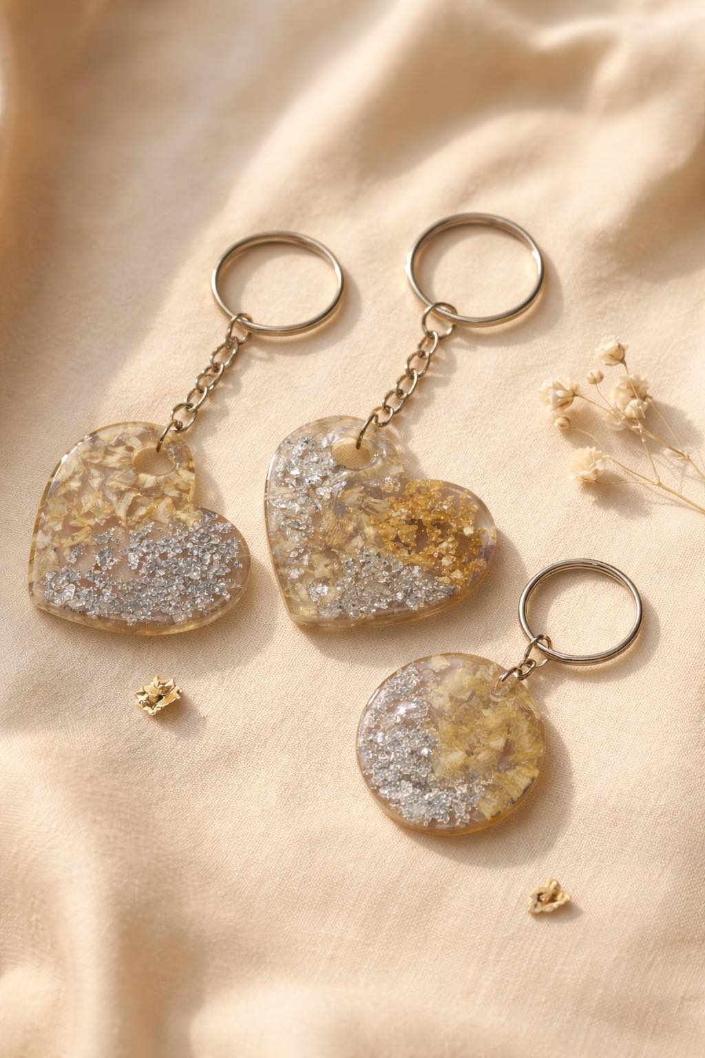 პატრიარქის საფლავიდან აღებული ყვავილებით ჯვრები და ბრელოკები - Image 3