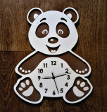 კედლის საათი პანდა